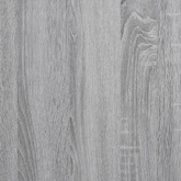 vidaXL Lustro łazienkowe z półką, szary dąb sonoma, 50x12x60 cm