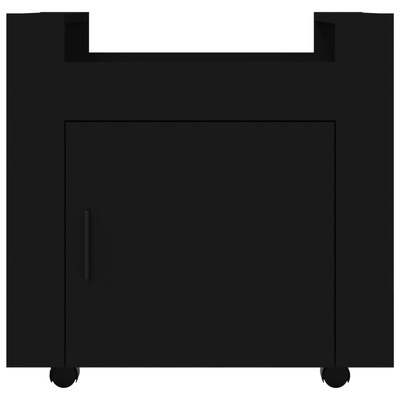 Szafka pod biurko, czarna, 60x45x60 cm, materiał drewnopochodny vidaXL