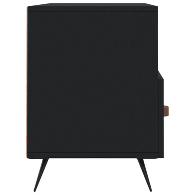 vidaXL Szafka pod TV, czarna, 102x36x50 cm, materiał drewnopochodny wariant 4