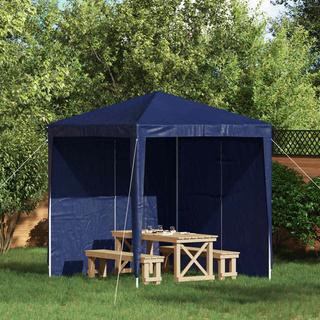 Ściana boczna namiotu na imprezy 2 pcs niebieski 200 x 195 cm