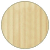 vidaXL Dywan okrągły, jasny naturalny, 60 cm, bambusowy