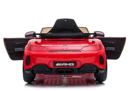 Auto na Akumulator Mercedes GTR Dla Dzieci Światła LED MP3 Czerwony