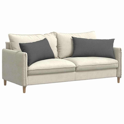 Poduszki na sofę 2 pcs Ciemnoszary 80 x 40 cm tkanina
