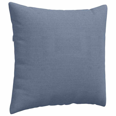 Poduszki na sofę 2 pcs Niebieski 45 x 45 cm Tkanina sztruksowa