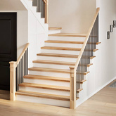 Stopnie schodowe, 12 szt., surowe 120x25x2cm lite drewno dębowe