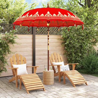 Baliński Parasol Czerwony 215 x 215 x 260 cm