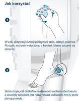 Słuchawka prysznicowa Pedicure Shower 2w1