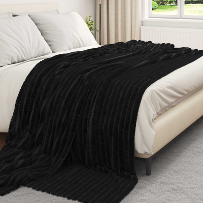 Koc Czarny 240 x 220 cm Polar