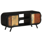 Szafka pod TV, 110x30x45 cm, lite drewno odzyskane vidaXL