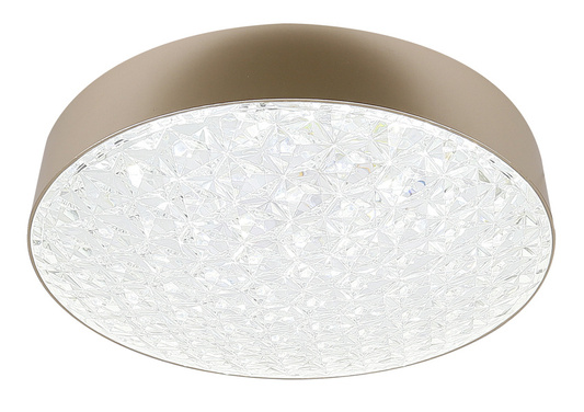 Luxis lampa sufitowa plafon złoty perłowy 24W LED 4000K 38 cm.