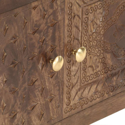 vidaXL Szafka pod TV, 138x30x46 cm, lite drewno mango