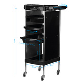 Gabbiano pomocnik fryzjerski FX11-A czarny 125869