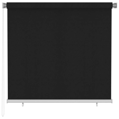 vidaXL Roleta zewnętrzna, 160x140 cm, czarna
