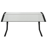 Garaż dla robota koszącego, czarny, 80x101x46 cm