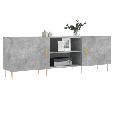 vidaXL Szafka pod TV, szarość betonu, 150x30x50 cm wariant 4
