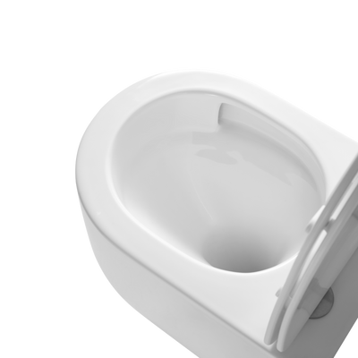 Miska wc podwieszana, qfs, korfu okrągła, z deską wolnoopadającą CE-95-001-L Invena
