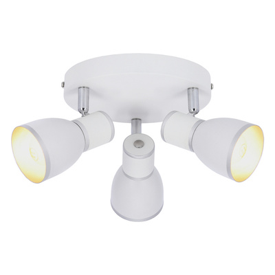 Lampa sufitowa candellux fido 98-63397 plafon e14 biały+chrom