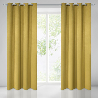 Zasłona Rossie musztardowa 140x250