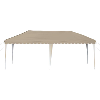 Namiot imprezowy rozkładany 575 x 290 x 245 cm kremowy