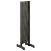 Ogrodowy płot kratkowy, szary, 180x100 cm, lite drewno jodłowe