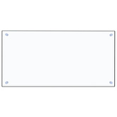 Panel ochronny do kuchni, przezroczysty, 80x40 cm, szkło