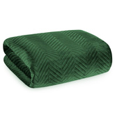 Narzuta Chon ciemnozielona 220x240