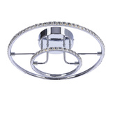 Lampa sufitowa okrągła LED chrom plafon 36W 3000K Adel Candellux 98-69634