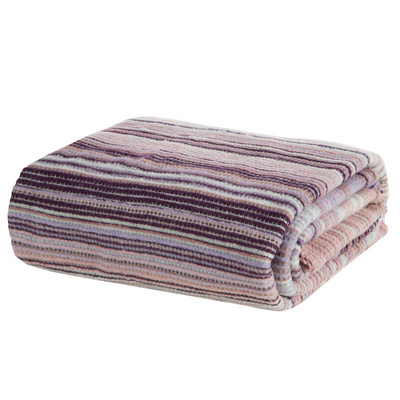 Koc Amber pudrowy róż 200x220