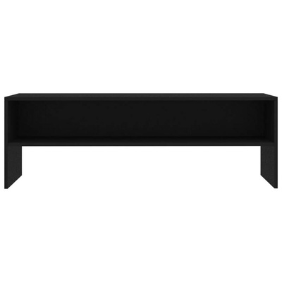 vidaXL Szafka pod TV, czarna, 120x40x40 cm, materiał drewnopochodny