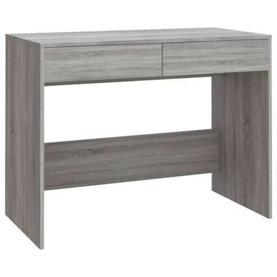 vidaXL Biurko, szary dąb sonoma 101x50x76,5 cm materiał drewnopochodny