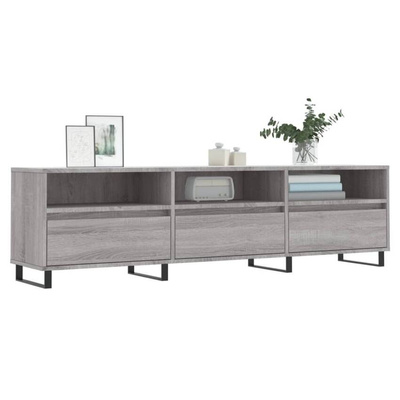 vidaXL Szafka pod TV, szary dąb sonoma, 150x30x44,5 cm model standard