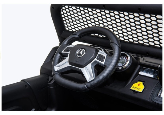 Auto na Akumulator Mercedes Unimog 4x4 Dla Dzieci Światła LED MP3 Biały