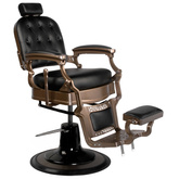 Gabbiano fotel barberski Old Ernesto czarny 125379