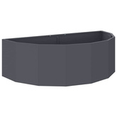 Donica Antracyt 120 x 60 x 35 cm Stal