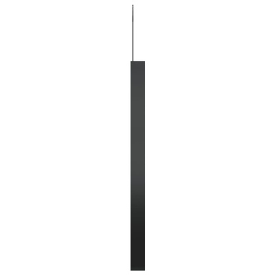 vidaXL Lustro ścienne z zawieszką, czarne, 40 cm