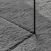 vidaXL Dywan HUARTE z krótkim włosiem, antracytowy, 200x200 cm