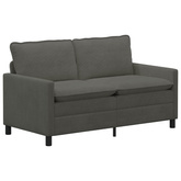 Sofa ciemnoszary 156 x 81 x 87,5 cm tkanina
