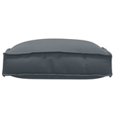 Poduszka 2 pcs Antracyt 40 x 40 x 8 cm Materiał Oxford