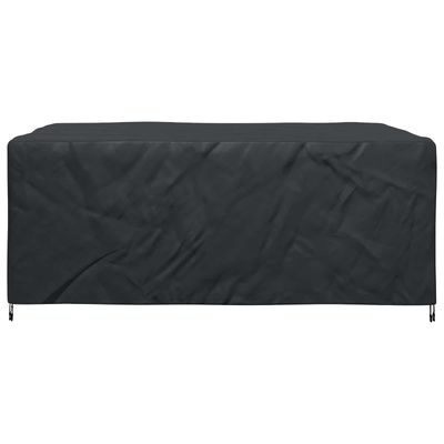 Pokrowiec na meble Gładki Czarny 220 x 190 x 85 cm 210D