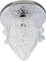 Oprawa stropowa sk-37 ch g4 chrom stała kryształ 20w g4 pąk kwiatowy