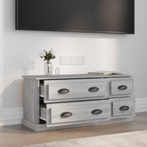 Szafka pod TV, szary dąb sonoma, 100x35,5x45 cm vidaXL