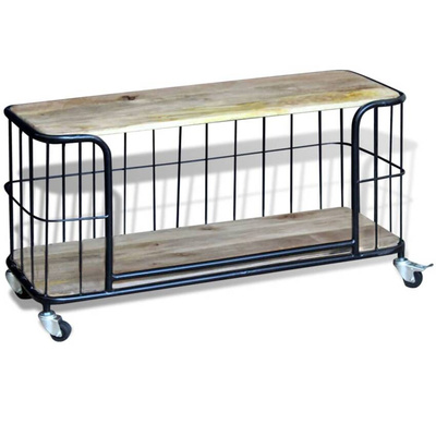 vidaXL Szafka pod TV, drewno mango, 100x40x45 cm