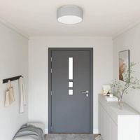 Lampa Sufitowa Z reflektorami Szary 38 x 38 x 13,5 cm tkanina