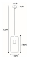 Lampa wisząca K-3830 z serii TOBIK KAJA