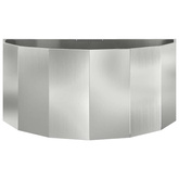 Donica Srebrny 120 x 60 x 50 cm Stal Galwanizowana