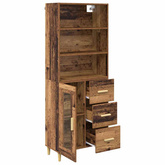 Highboard Stare drewno 69,5 x 34 x 180 cm Drewno inżynieryjne