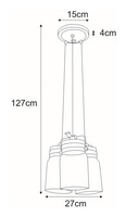 Lampa wisząca K-8004-3 z serii RAVEN KAJA