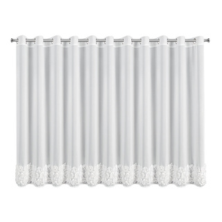 Firana Roses biała 400x160