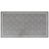 vidaXL Dywan zewnętrzny, szaro-biały, 80x150 cm, dwustronny