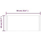 vidaXL Lustro łazienkowe z LED, 90x40 cm